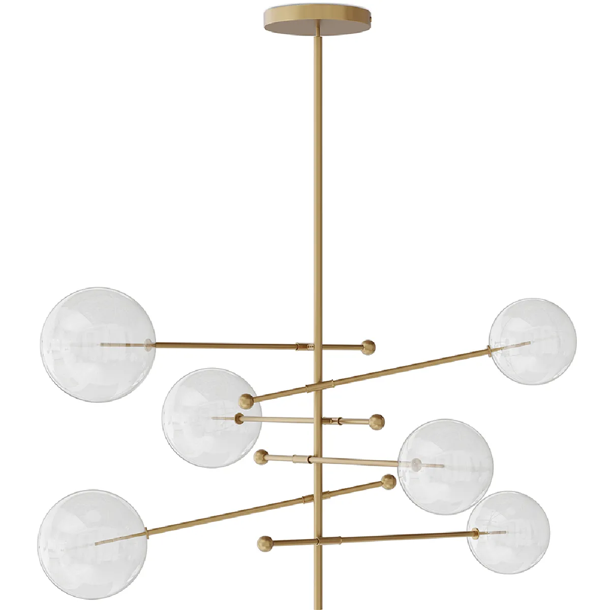 Lampe de plafond à boules - Lampe suspendue design - Blun Doré