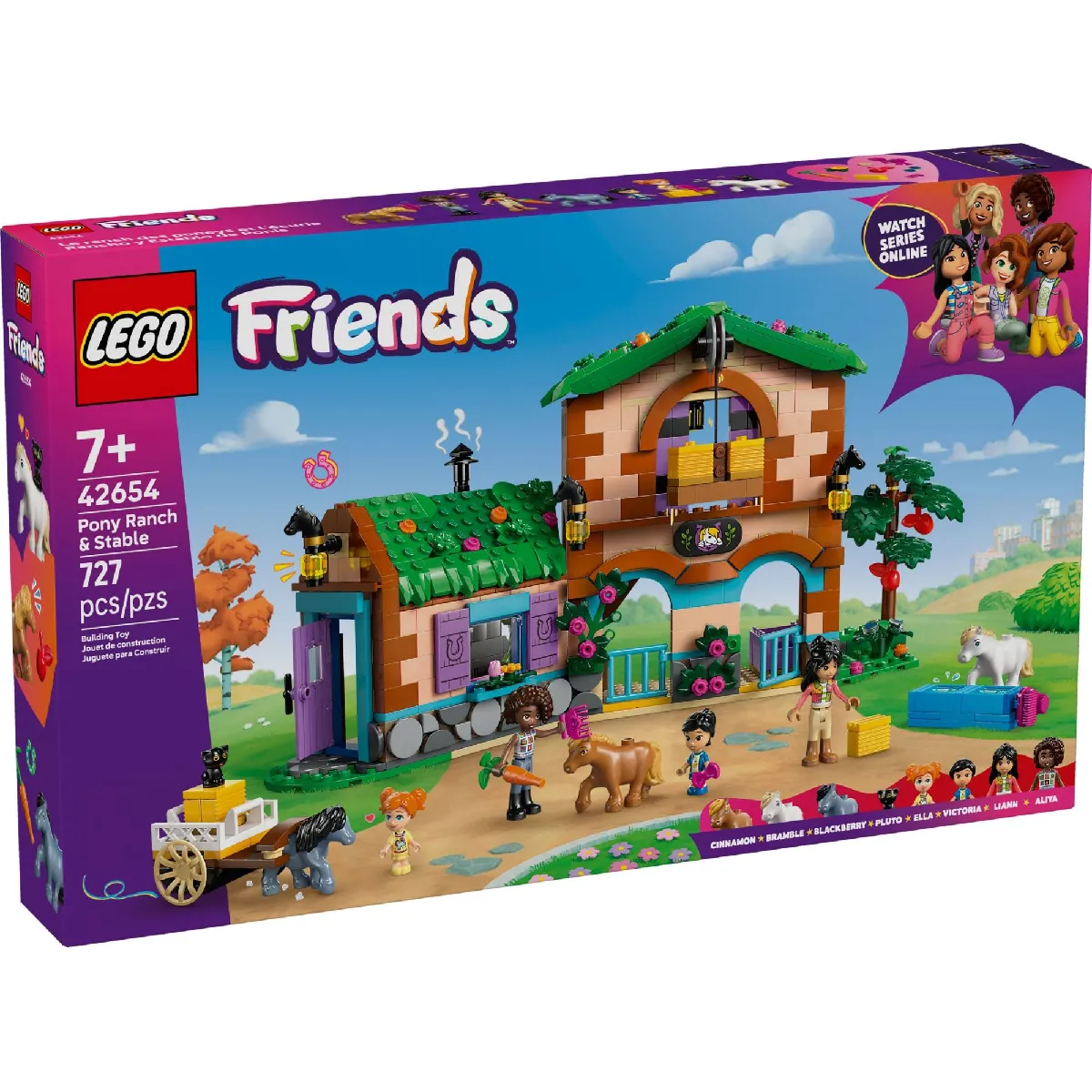 LEGO® Friends 42654 Le ranch et les écuries des poneys - vue 3