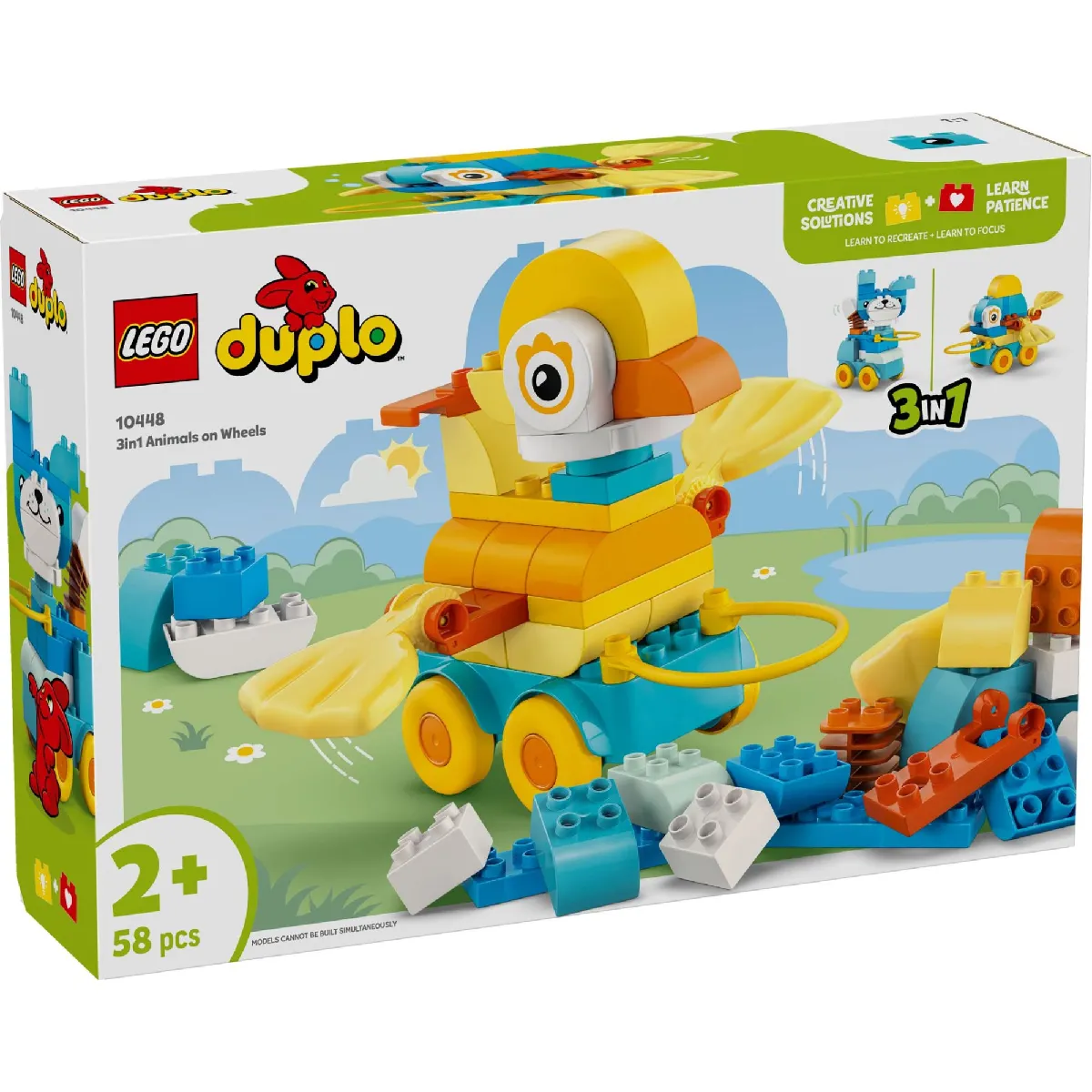 LEGO DUPLO - 3in1 Animals on Wheels - 10448