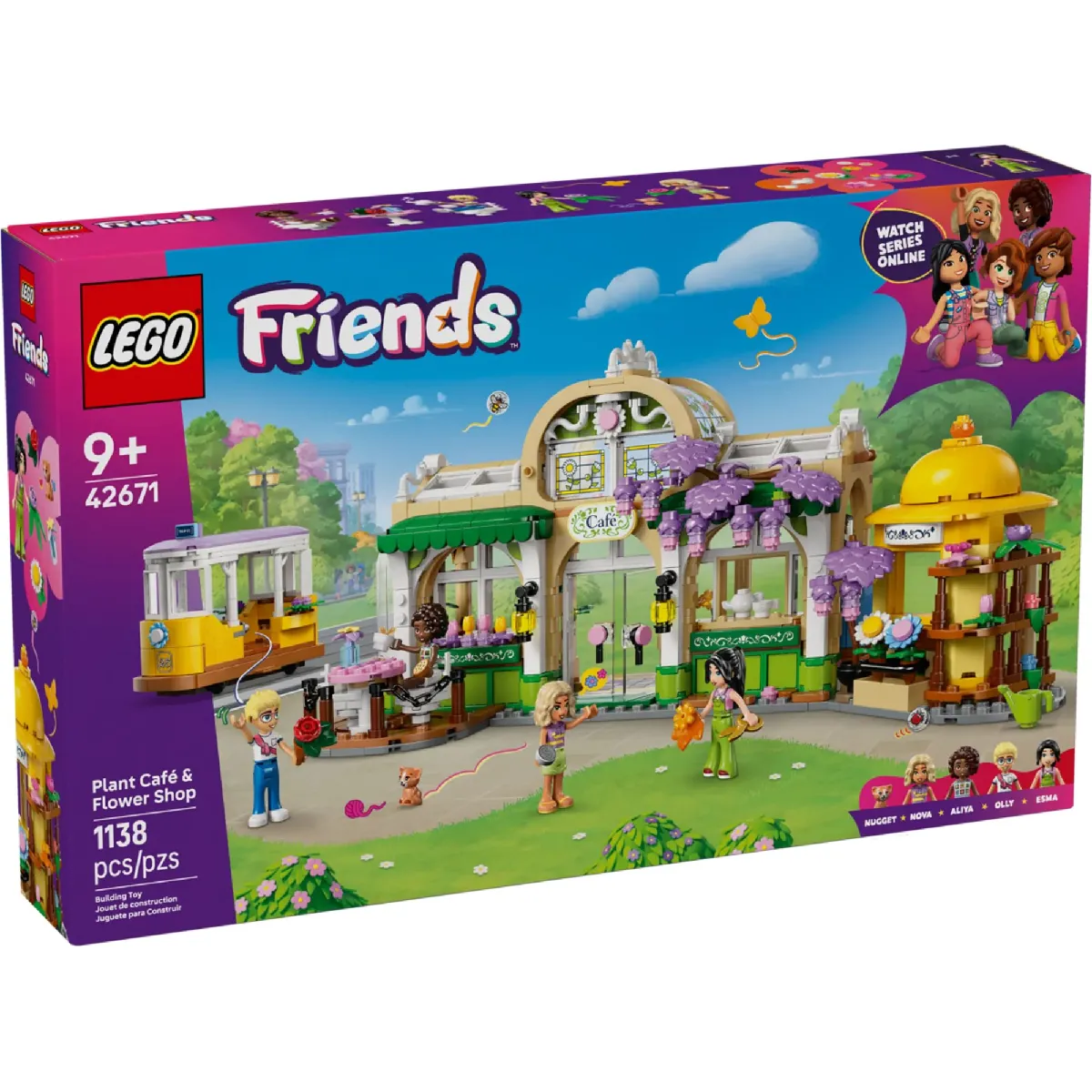 LEGO® Friends 42671 Café des plantes et Kiosque à fleurs - vue 3