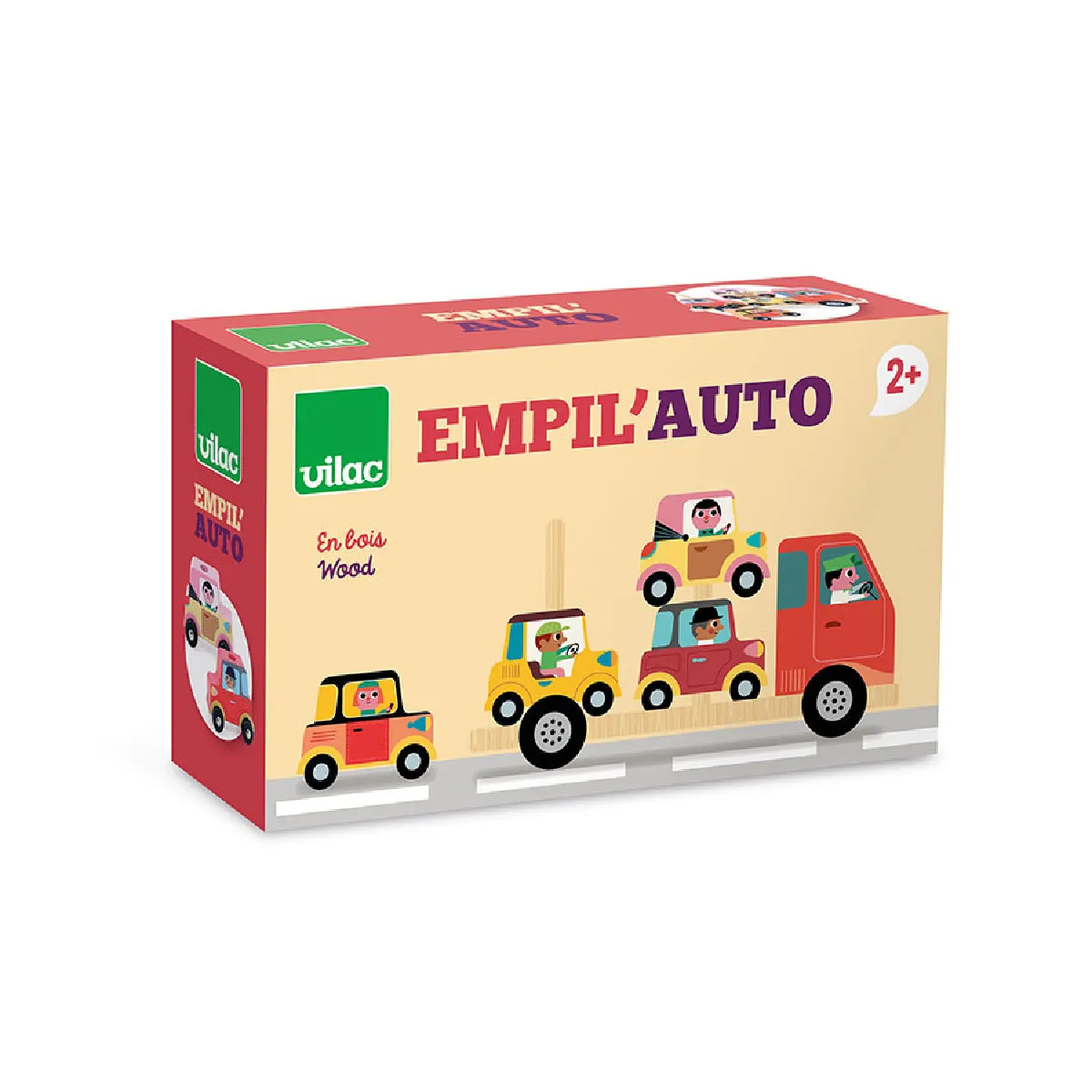 VILAC  Empilauto jeu d'empilage - Multicolore