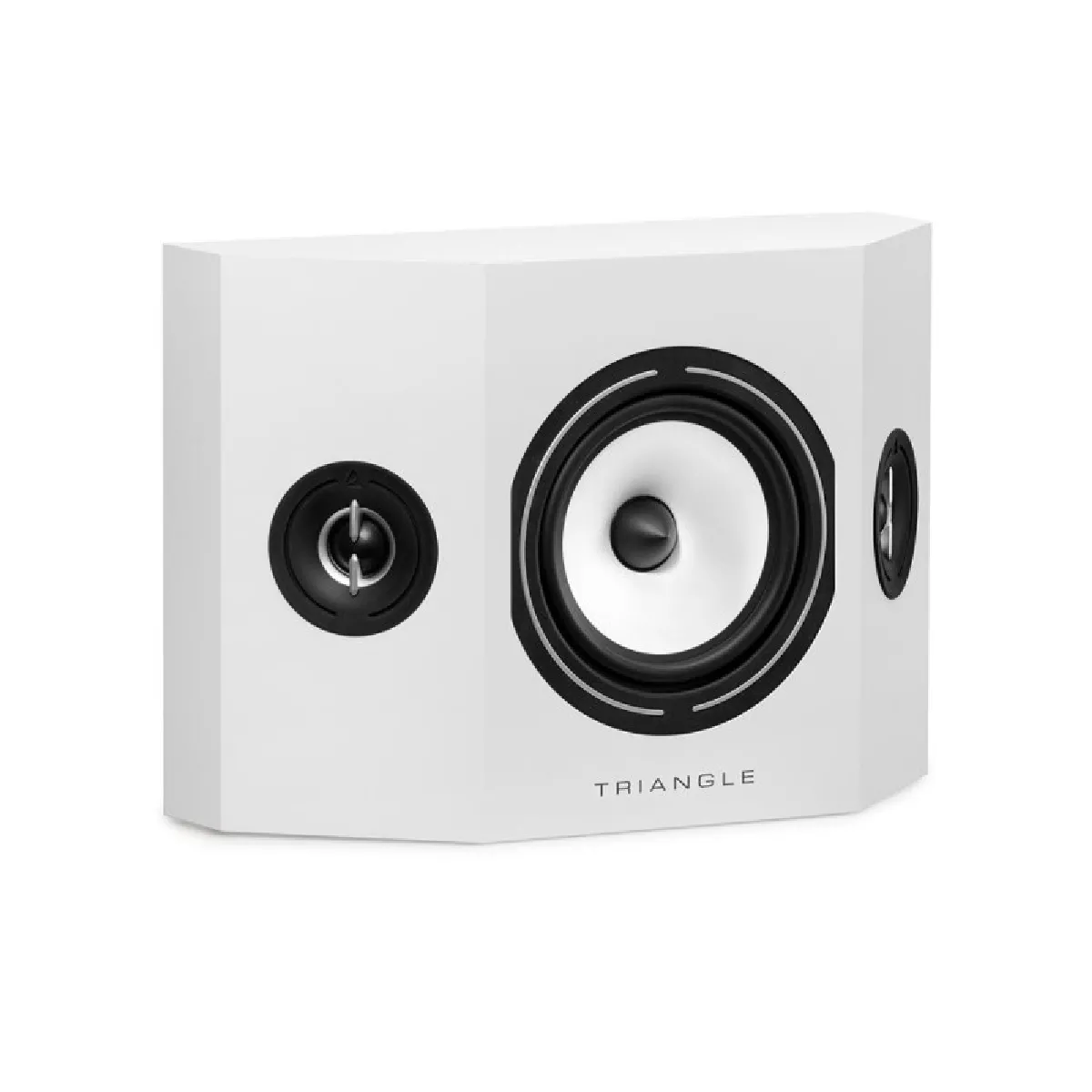 ENCEINTES SURROUND TRIANGLE BRS1 BLANC VENDUES PAR PAIRE