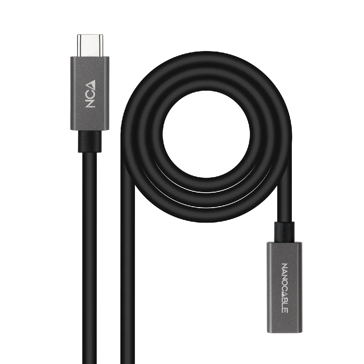 Nanocable Noir 10.01.4402 Câble Usb Usb 3.2 Gen 2X2 2 M Usb C