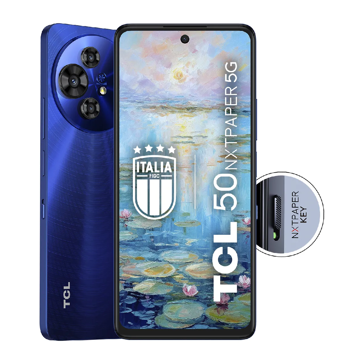 Non Communiqué Bleu Nuit Tcl 50 Nxtpaper - 5G Smartphone - Double Sim - Ram 8 Go / Mémoire Interne 256 Go - Microsd Slot - 6.8" - 2460 X 1080 Pixels (120 Hz) - 3 X Caméras Arrière 108 Mp, 8 Mp, 2 Mp - Front Camera 8 Mp - Image 2
