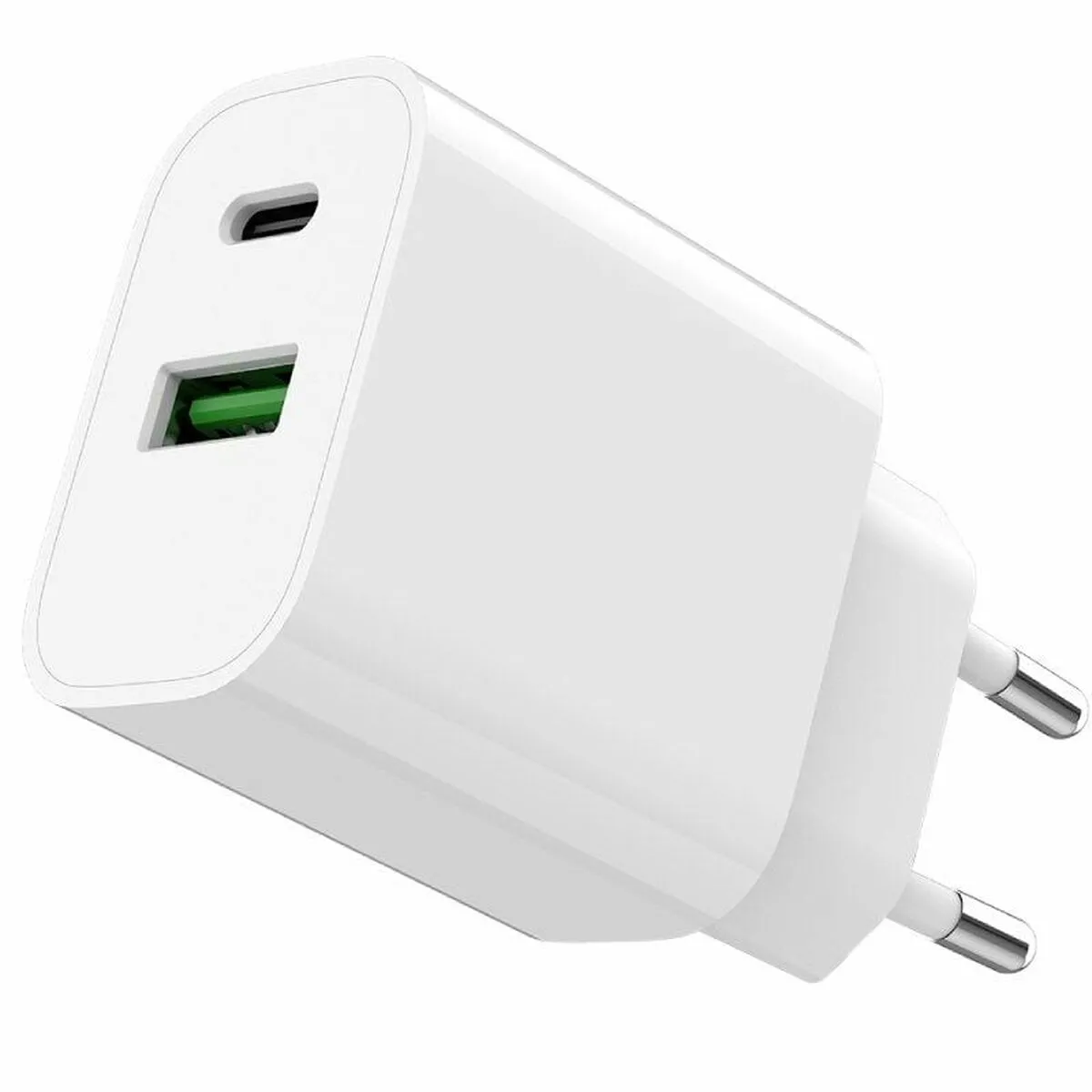 Cargador de Pared SPC Fast Charger 4341B 20W USB Tipo-C et USB-A Blanc - Image 3