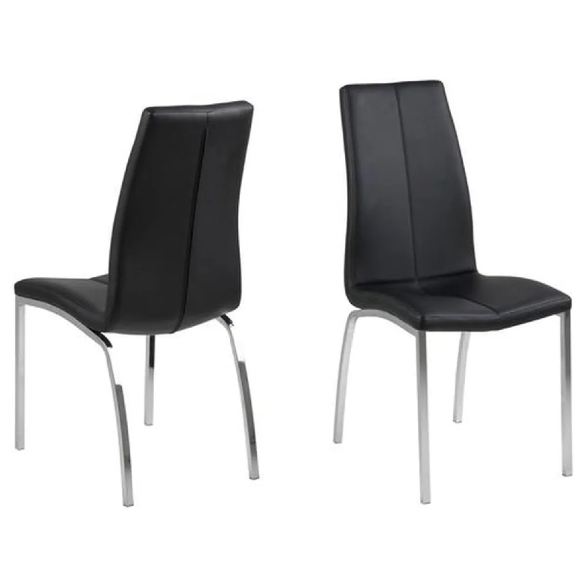 Lot de 4 chaises de salle à manger JOYA - Noir Lot de 4 chaises de salle à manger JOYA - Noir