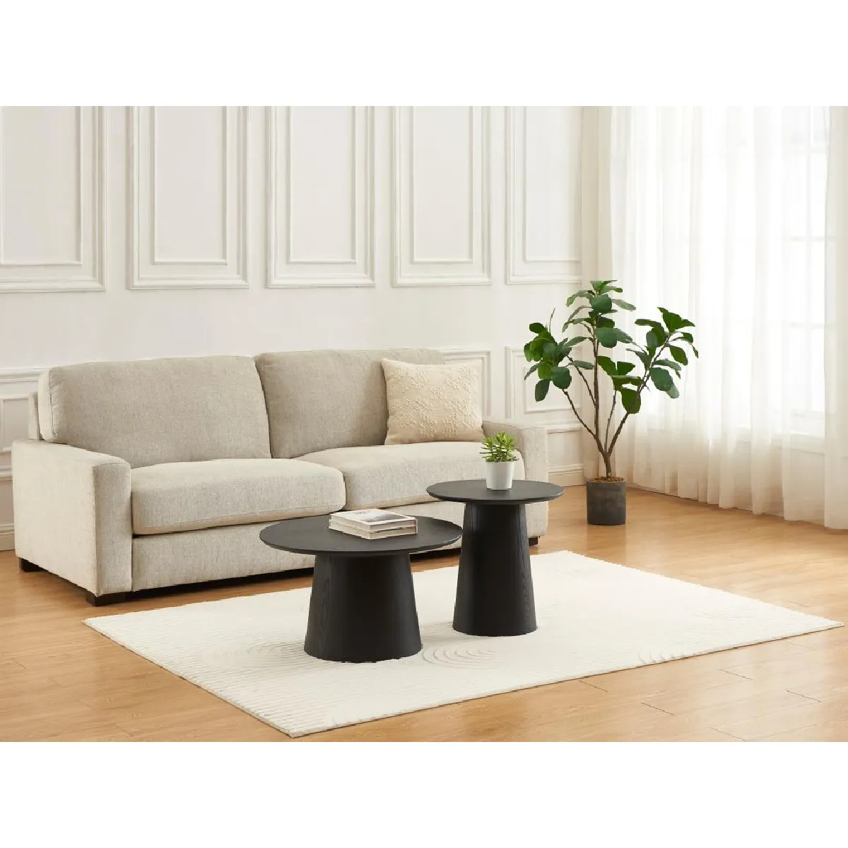 Comparer les prix de Vente-Unique Tables basses PIARI - Noir