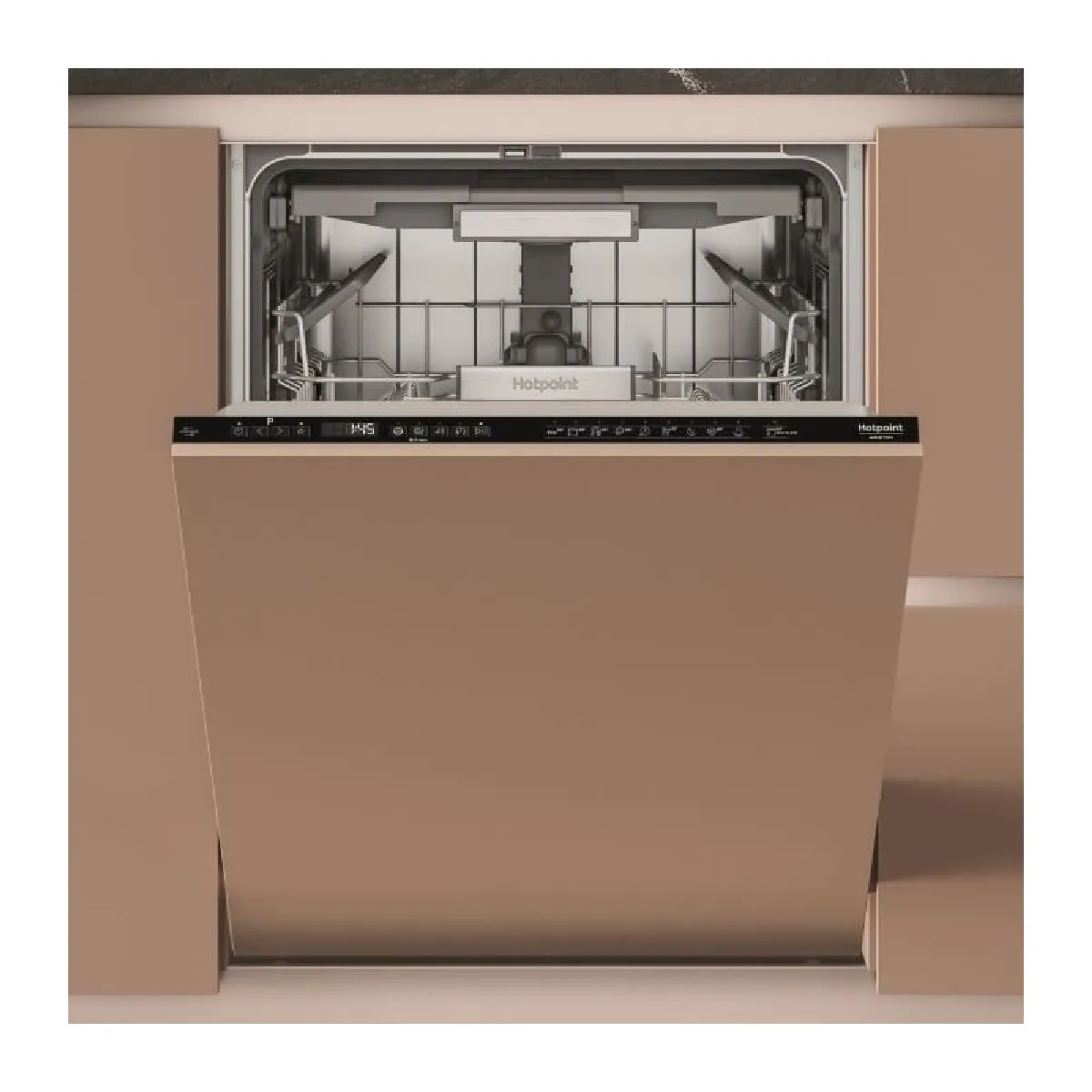 Lave vaisselle tout encastrable HOTPOINT H7IHP40L 15 couverts 40 dB Classe C Maxi Space tiroir à couverts - vue 3