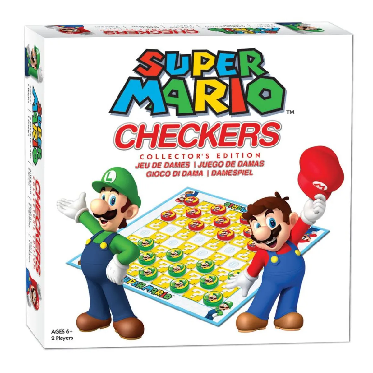 Goliath Multicolore Jeu Classique Super Mario Checkers - Image 5