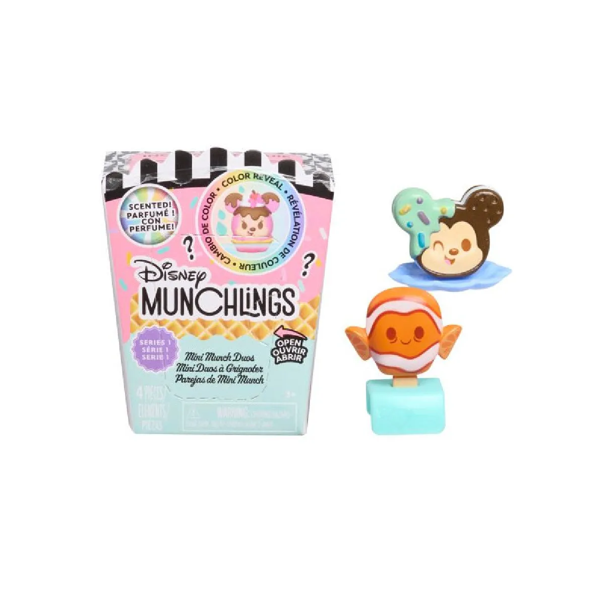 Pack de 2 Figurines Disney Munchlings Mini Munch