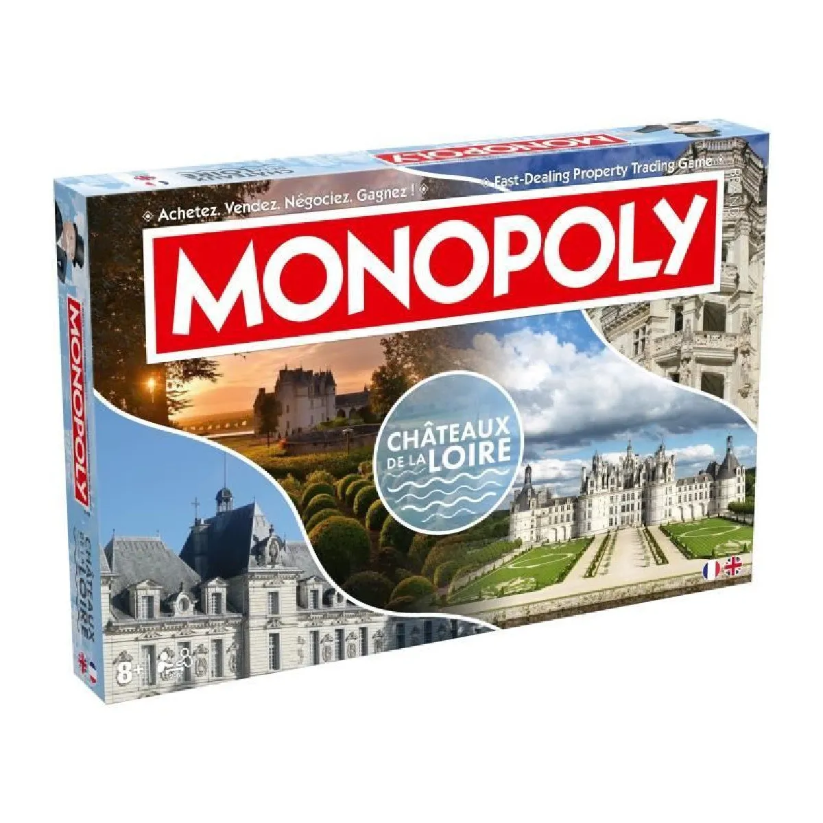 Winning Moves Jeu Classique Monopoly Châteaux De La Loire - Image 3