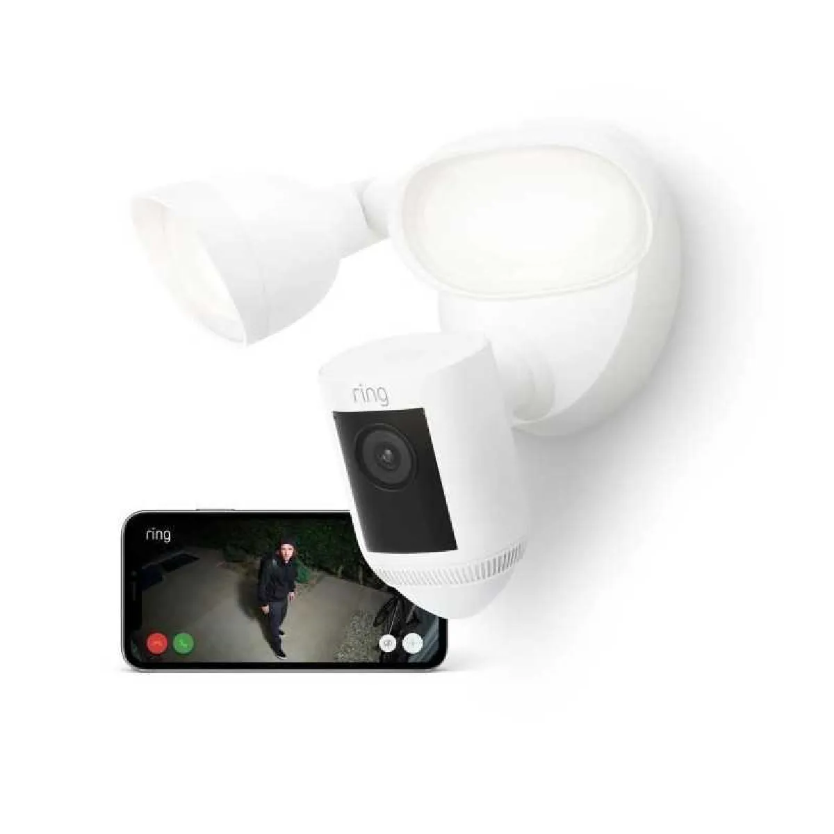 Ring Caméra Extérieure Spotlight Pro