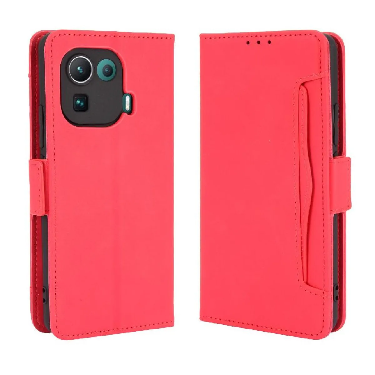 Générique Rouge Étui Portefeuille Foxdock Xiaomi 11 Pro