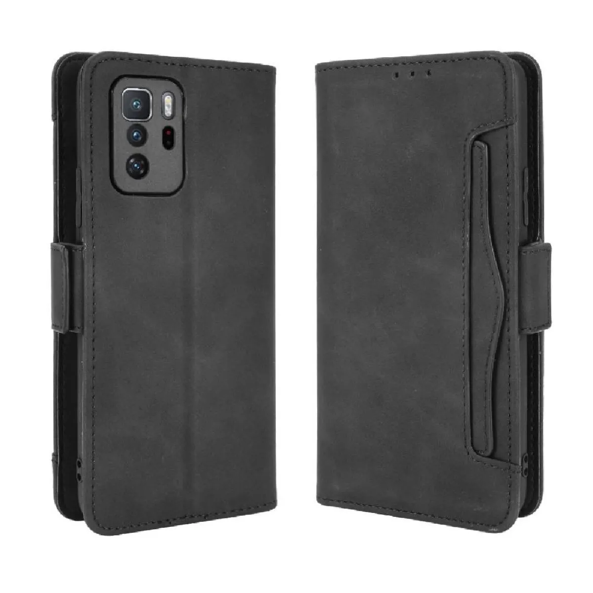 Générique Noir Coque Foxdock Xiaomi Redmi Note 10 Pro 5G