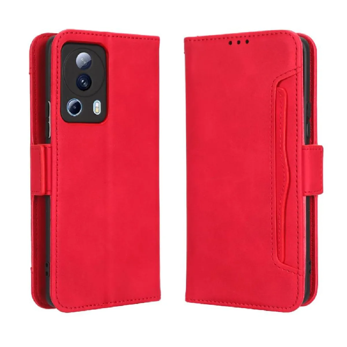 Générique Rouge Coque Portefeuille Magnétique Xiaomi 13 Lite