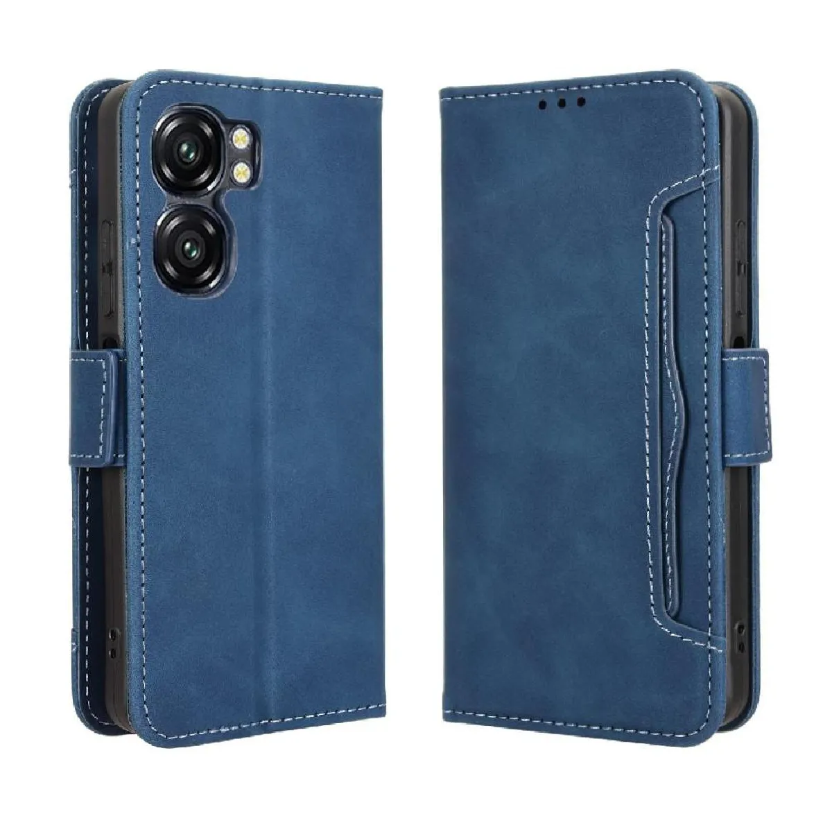 Générique Bleu Étui Portefeuille Foxdock Oukitel C58 Pro