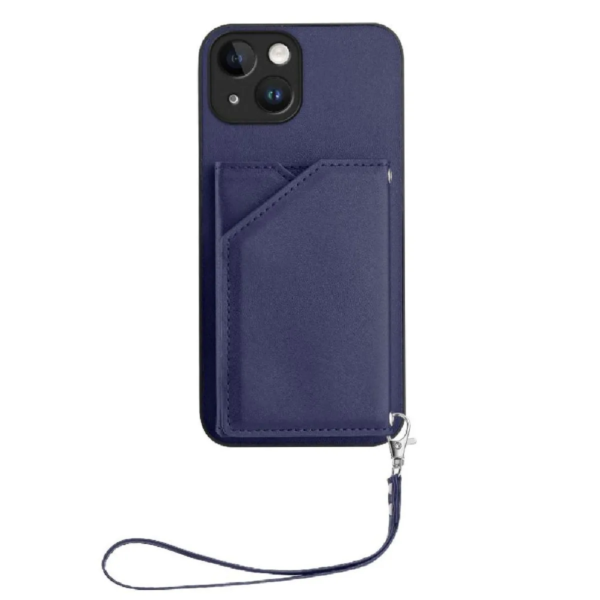 Générique Bleu Étui Cuir Pour Iphone 13 Mini