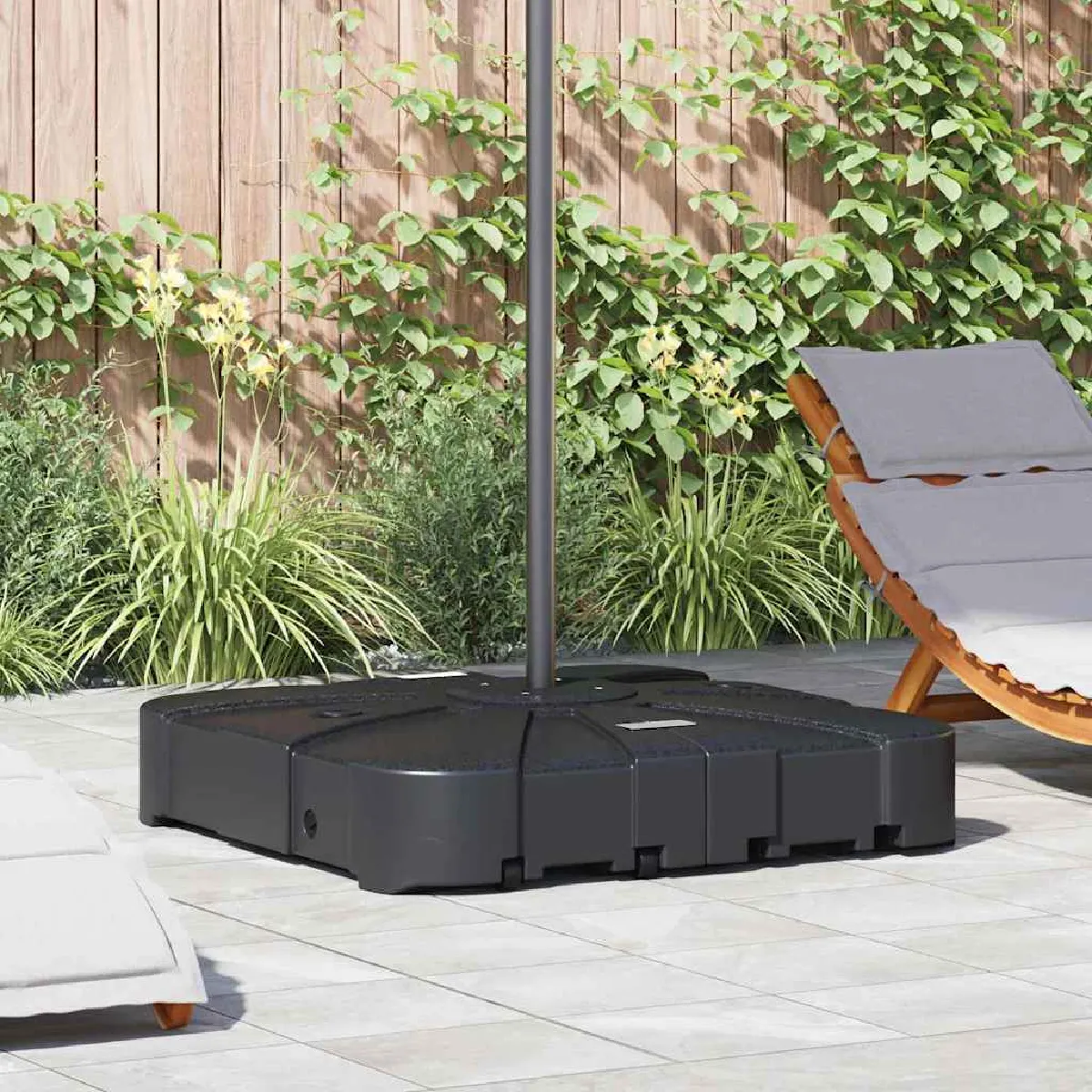 vidaXL Base de Parasol Rotative