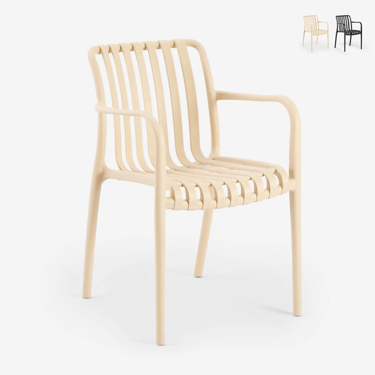 Ahd amazing home design chaise de jardin Simao - Beige Ahd amazing home design chaise de jardin Simao - Beige
