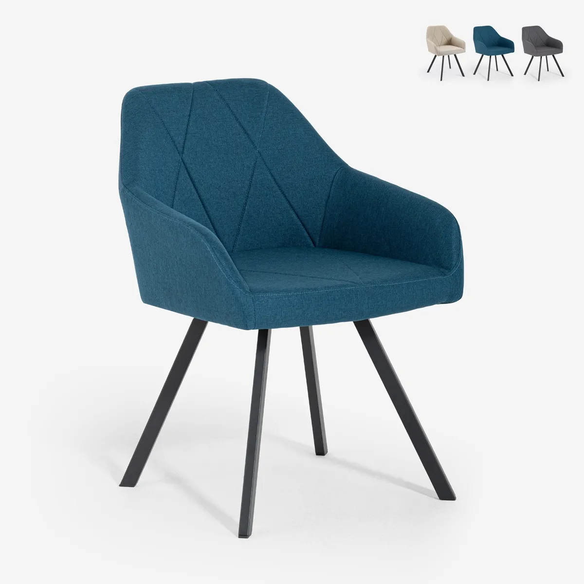 Ahd Amazing Home Design Chaise Rakna - Bleu Ahd Amazing Home Design Chaise Rakna - Bleu