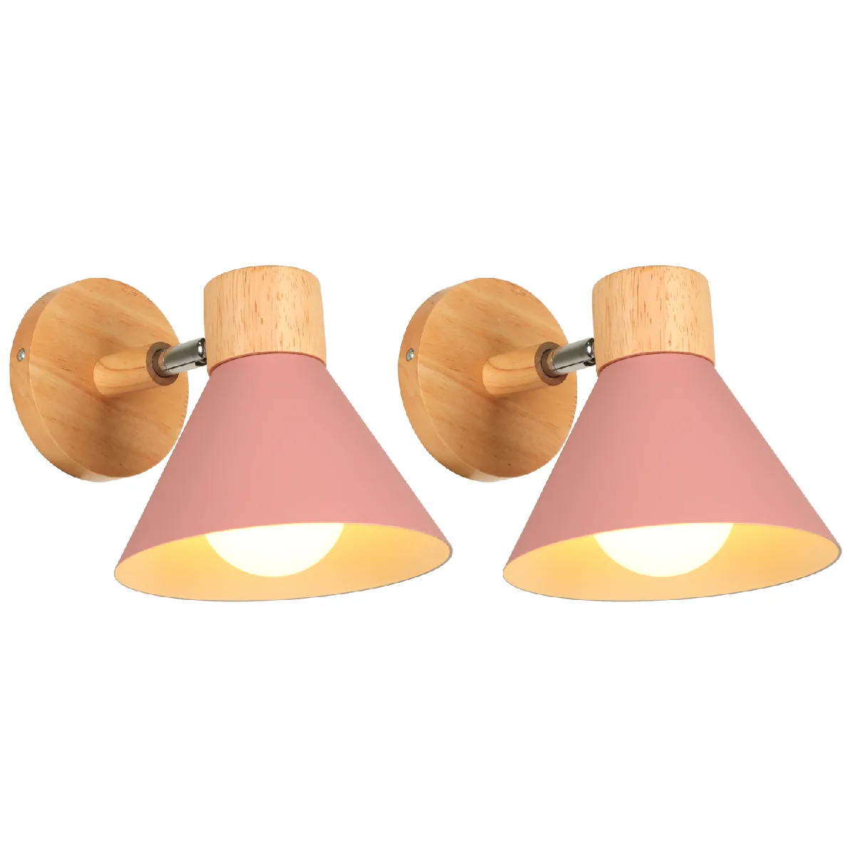 Stoex Applique murale 2 lampes - Rose Stoex Applique murale 2 lampes - Rose