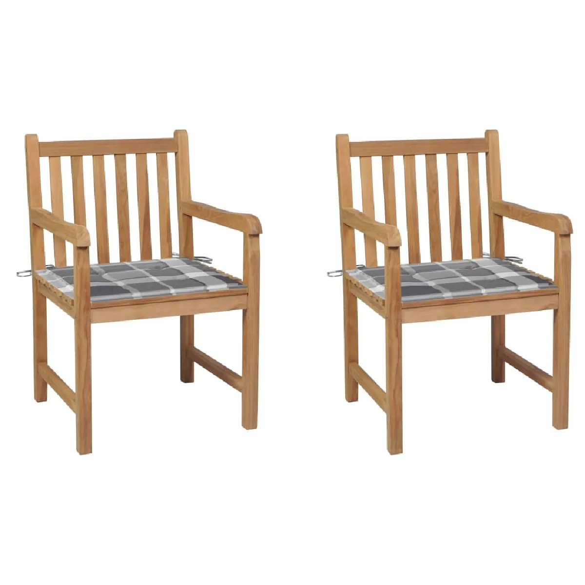 vidaXL Chaises de jardin avec coussins lot de 2 résine tressée 365148 - vue 5