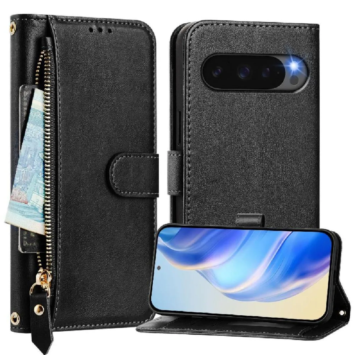 Générique Noir Coque À Rabat Google 10 Pro 5G