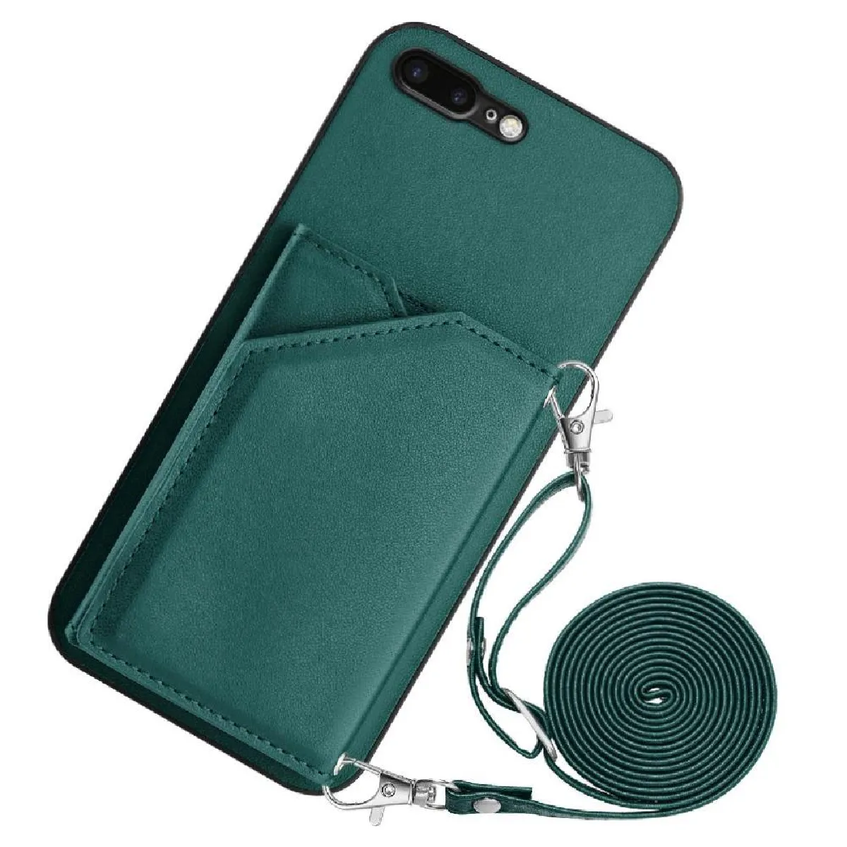 Générique Vert Iphone 7 Plus Étui Portefeuille