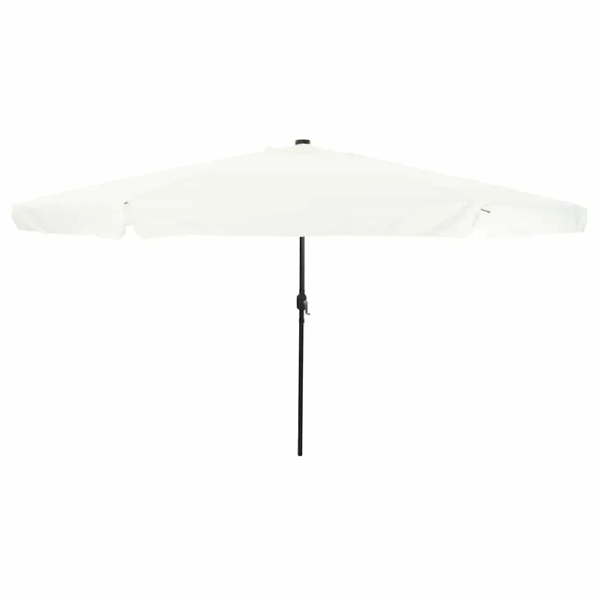 Parasol de Jardin avec LED Ø395x245 cm Sable