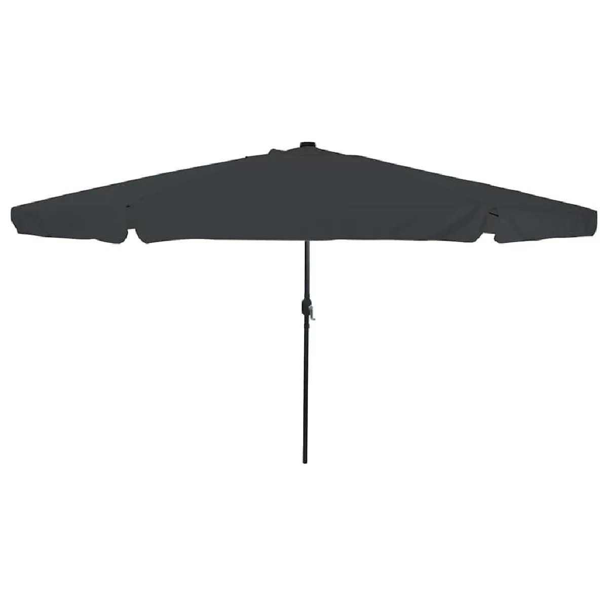 Parasol de Jardin avec LED Ø395x245 cm Sable - vue 2
