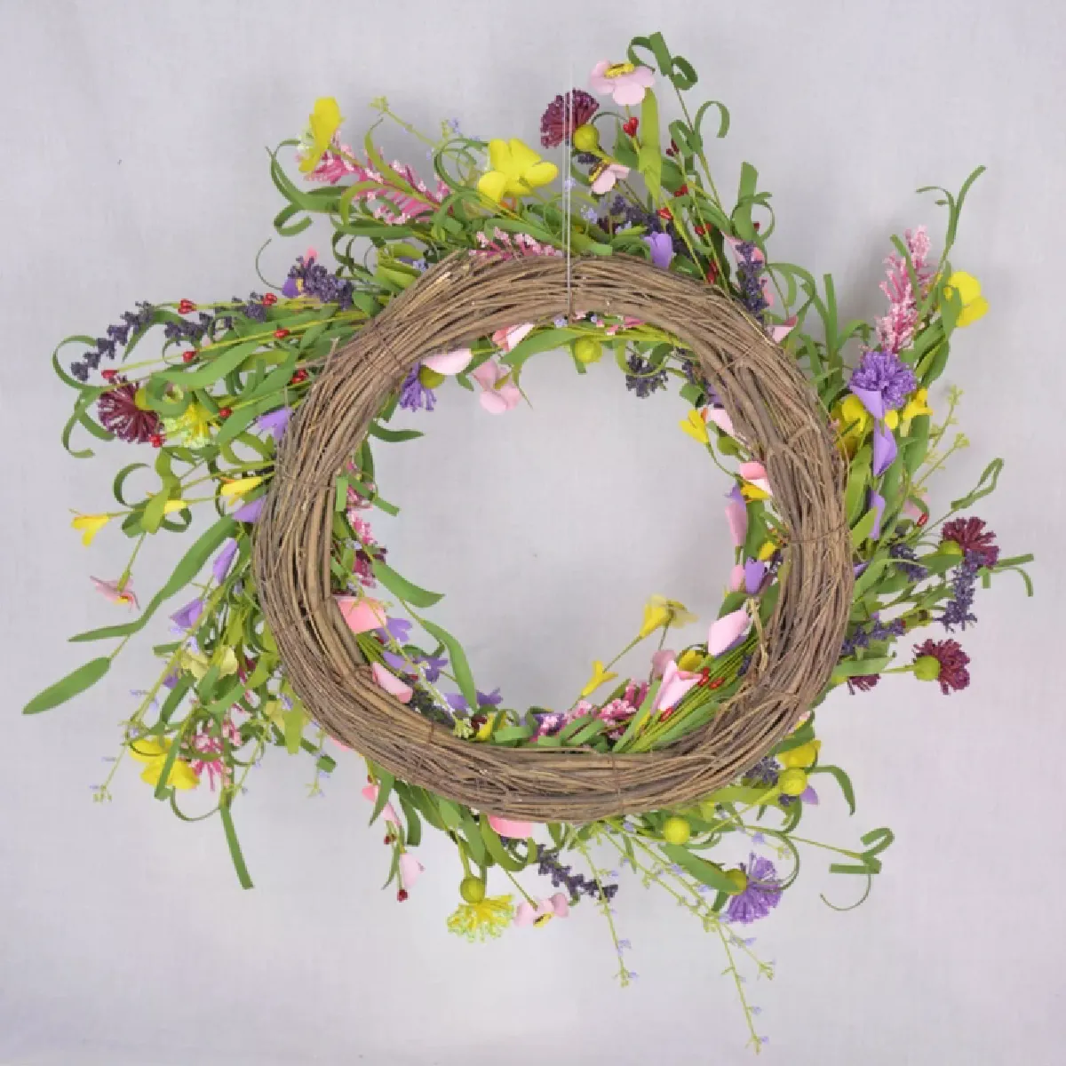 Couronne de Fleurs de Marguerite Artificielle 19.6"