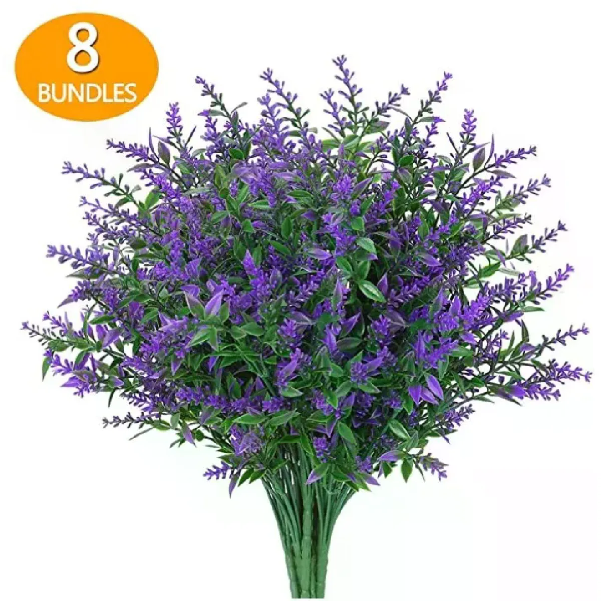 Fleurs de lavande artificielles Lot de 8 - vue 4