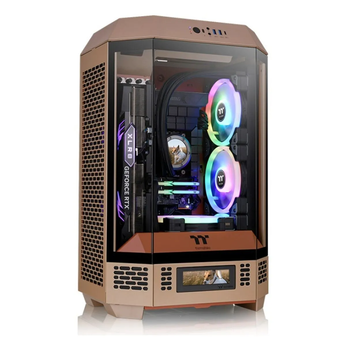 Thermaltake - The Tower 300 - Boîtier PC - Micro-ATX - Verre Trempé - Gravel Sand - Image 5