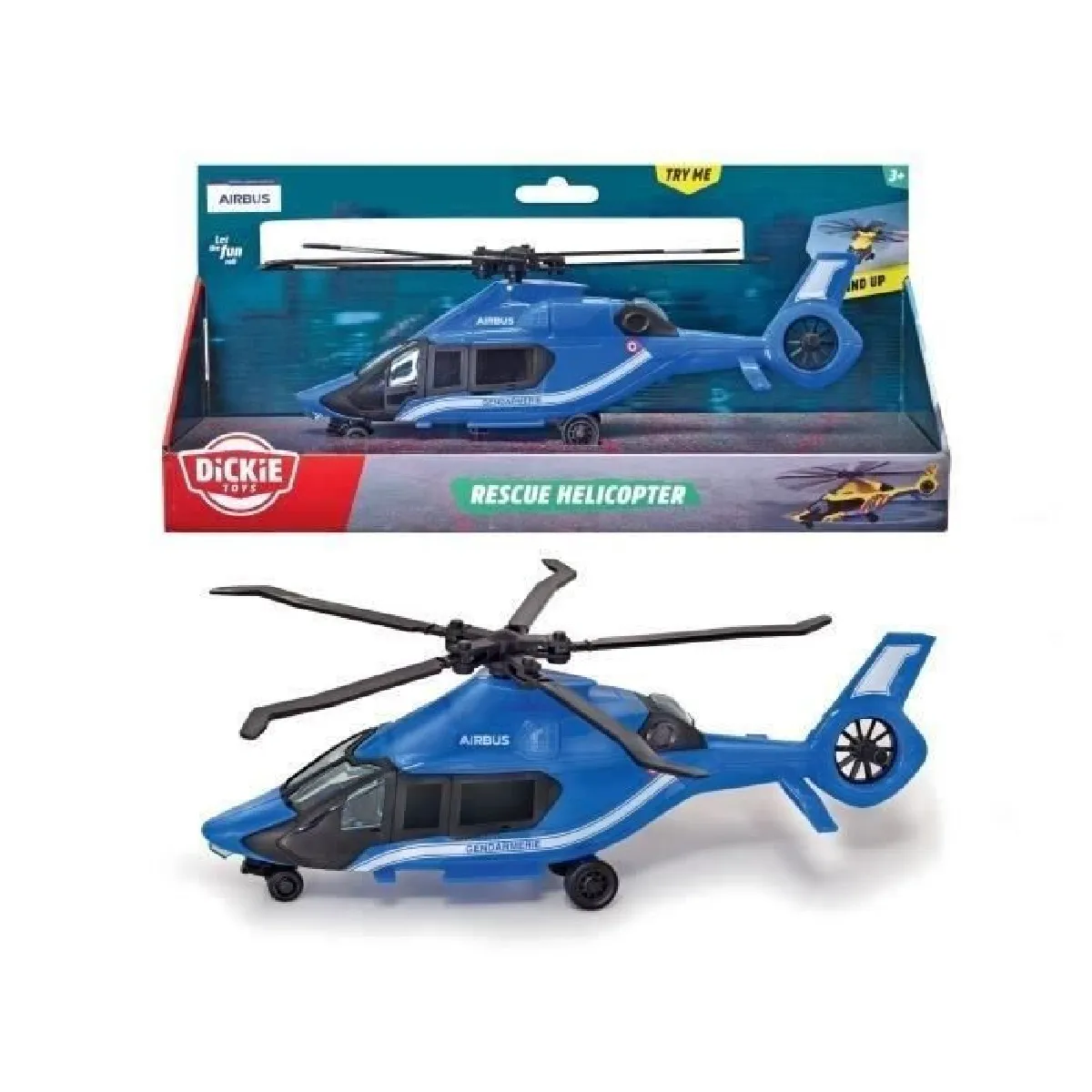 Hélicoptère gendarmerie Airbus 1/24 - Bleu Hélicoptère gendarmerie Airbus 1/24 - Bleu