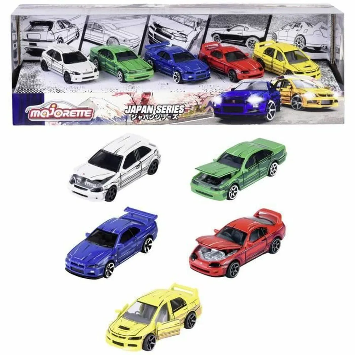 Majorette Collection Premium Japan Serie Coffret 5 véhicules en métal 212051031 - vue 3