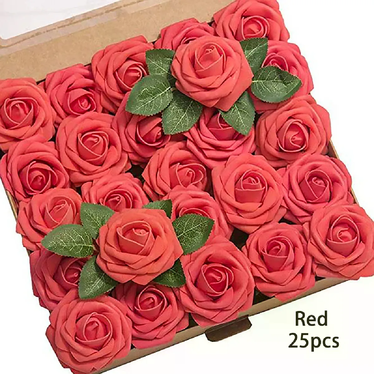 Roses artificielles en soie Lot de