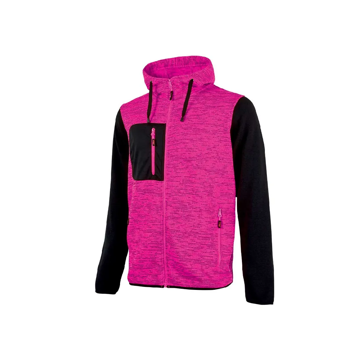 U-Power RAINBOW Gilet de travail Sweat - Black Fuscia