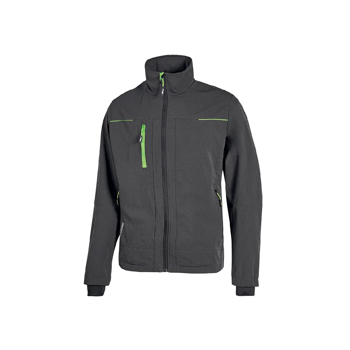 U-Power Veste de travail PLUTON - Asphalt Grey/Green