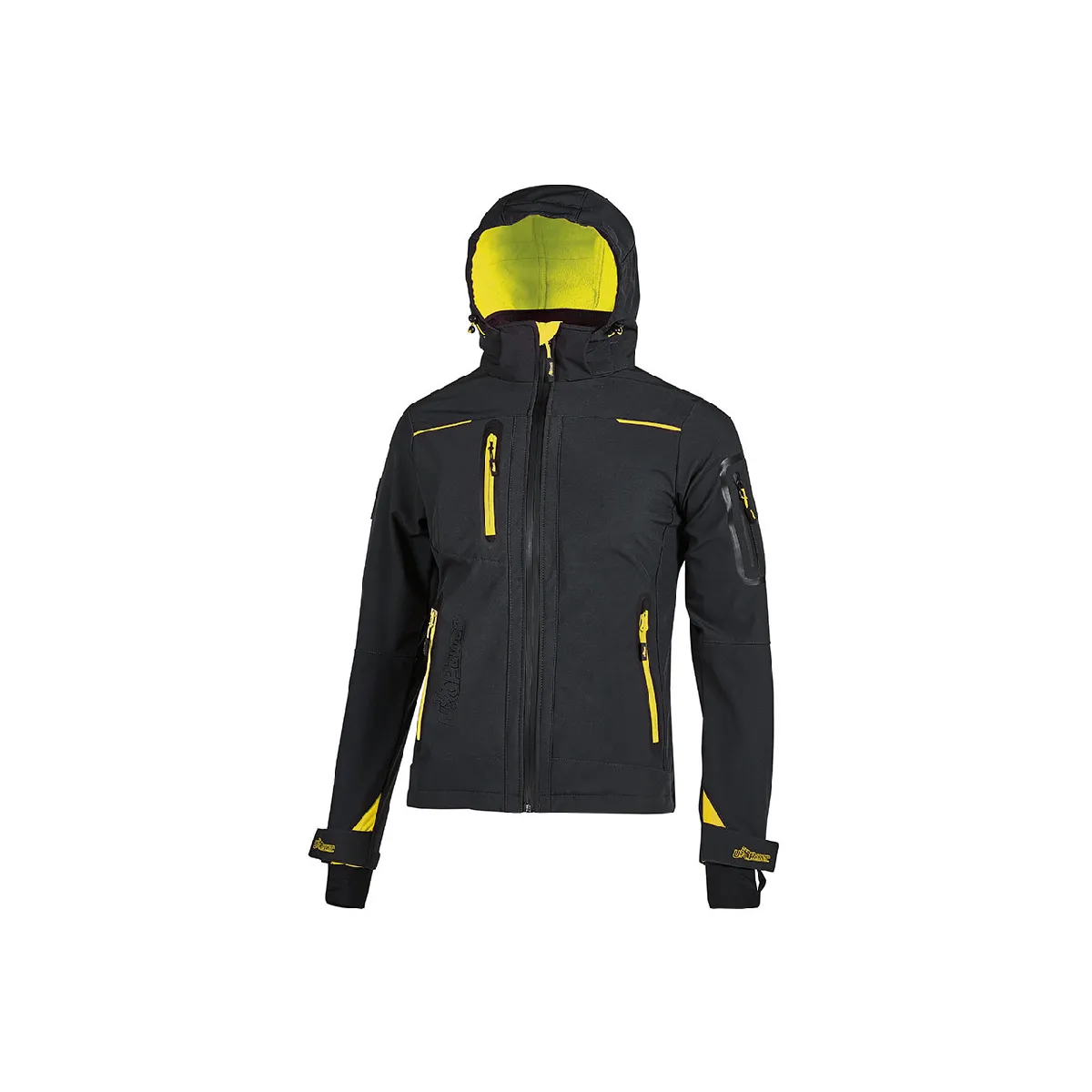 U-Power Veste de travail femme Softshell SPACE LADY Black Carbon FU259BC