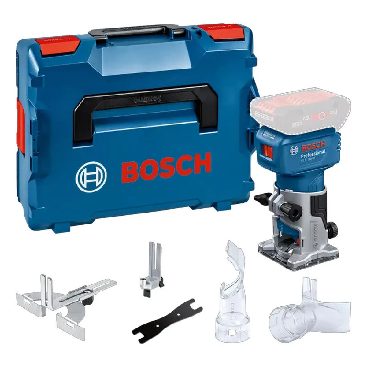 Affleureuse 18V GLF 18V 8 BOXX machine seule 06016C6001 Bosch - vue 9