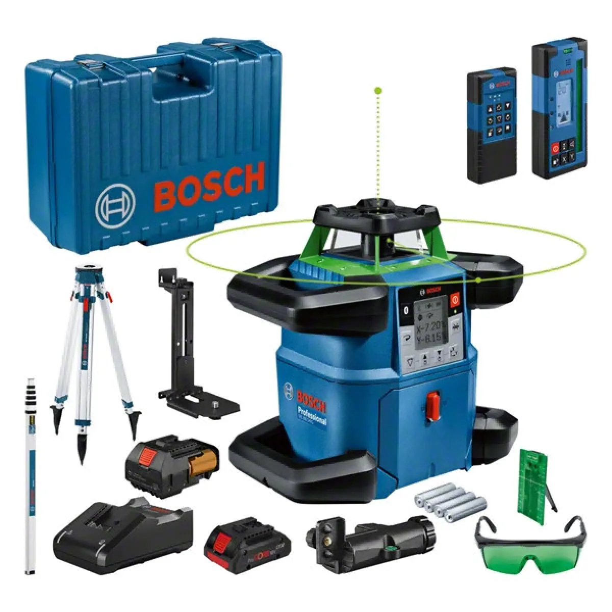 Laser Rotatif GRL 650 CVHG + Trépied BT 170 HD + Pige 06159940PR Bosch