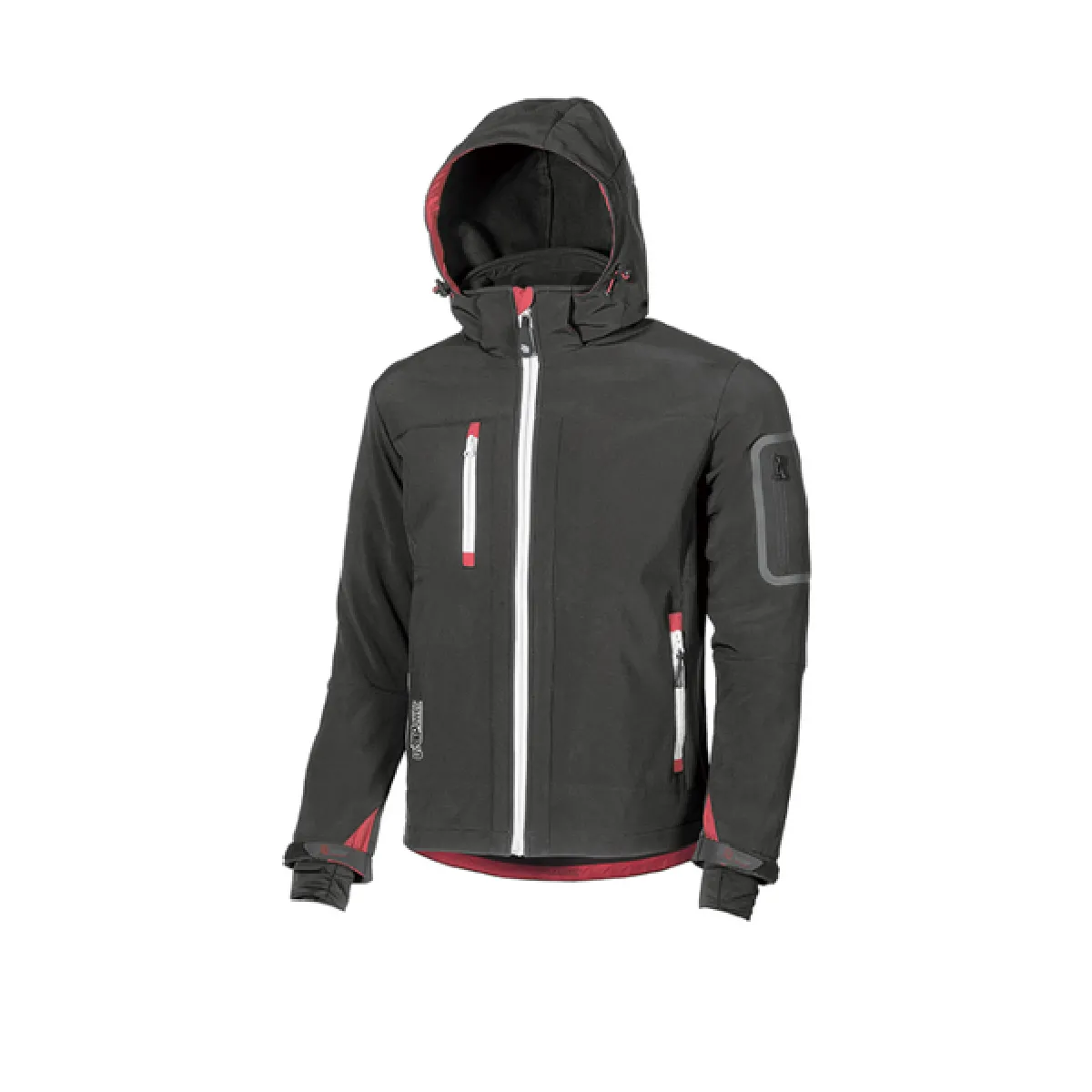 U-Power Veste Soft Shell METROPOLIS - Black Carbon
