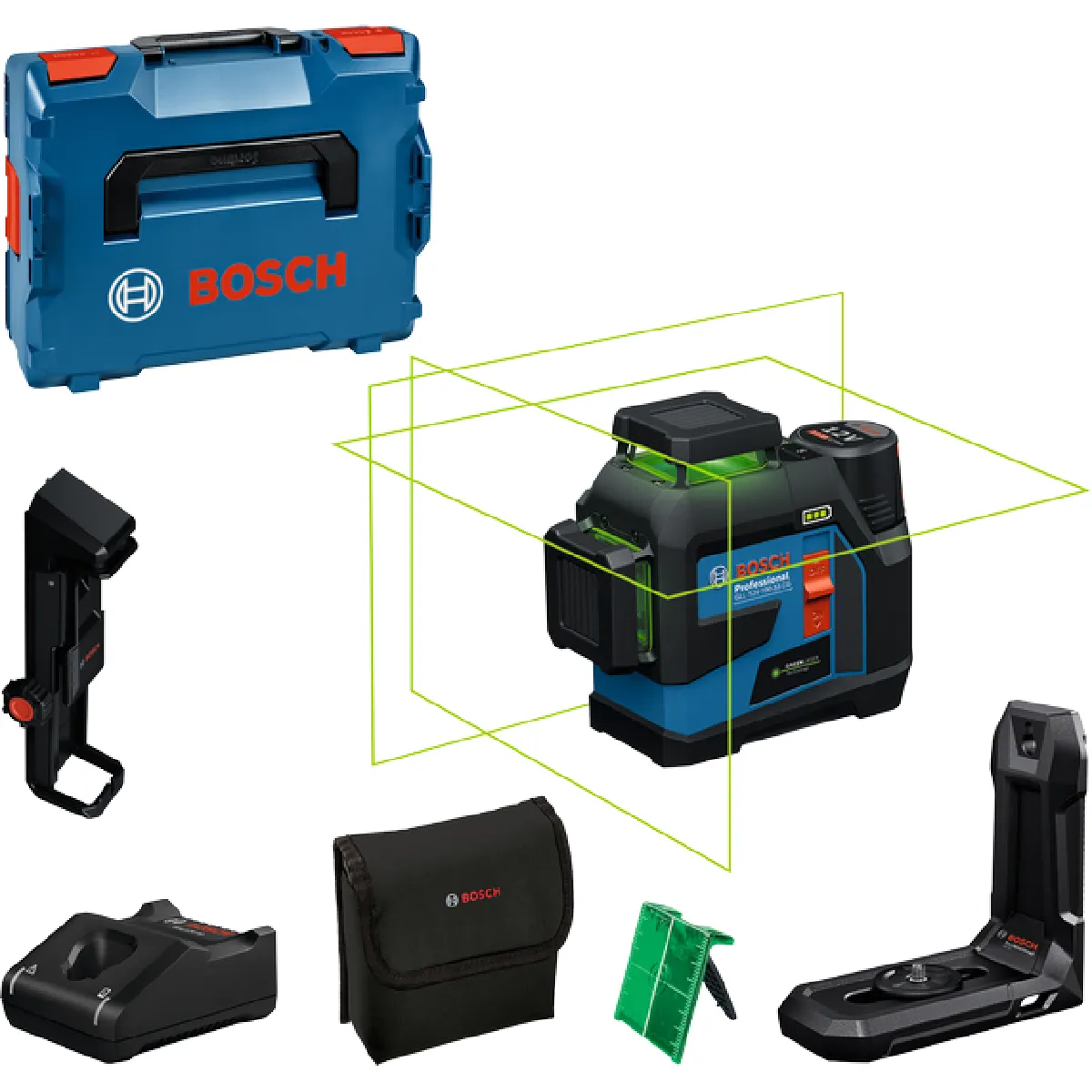 Laser lignes 12V 2Ah GLL 12V 100 33 CG 0601065401 Bosch - vue 2
