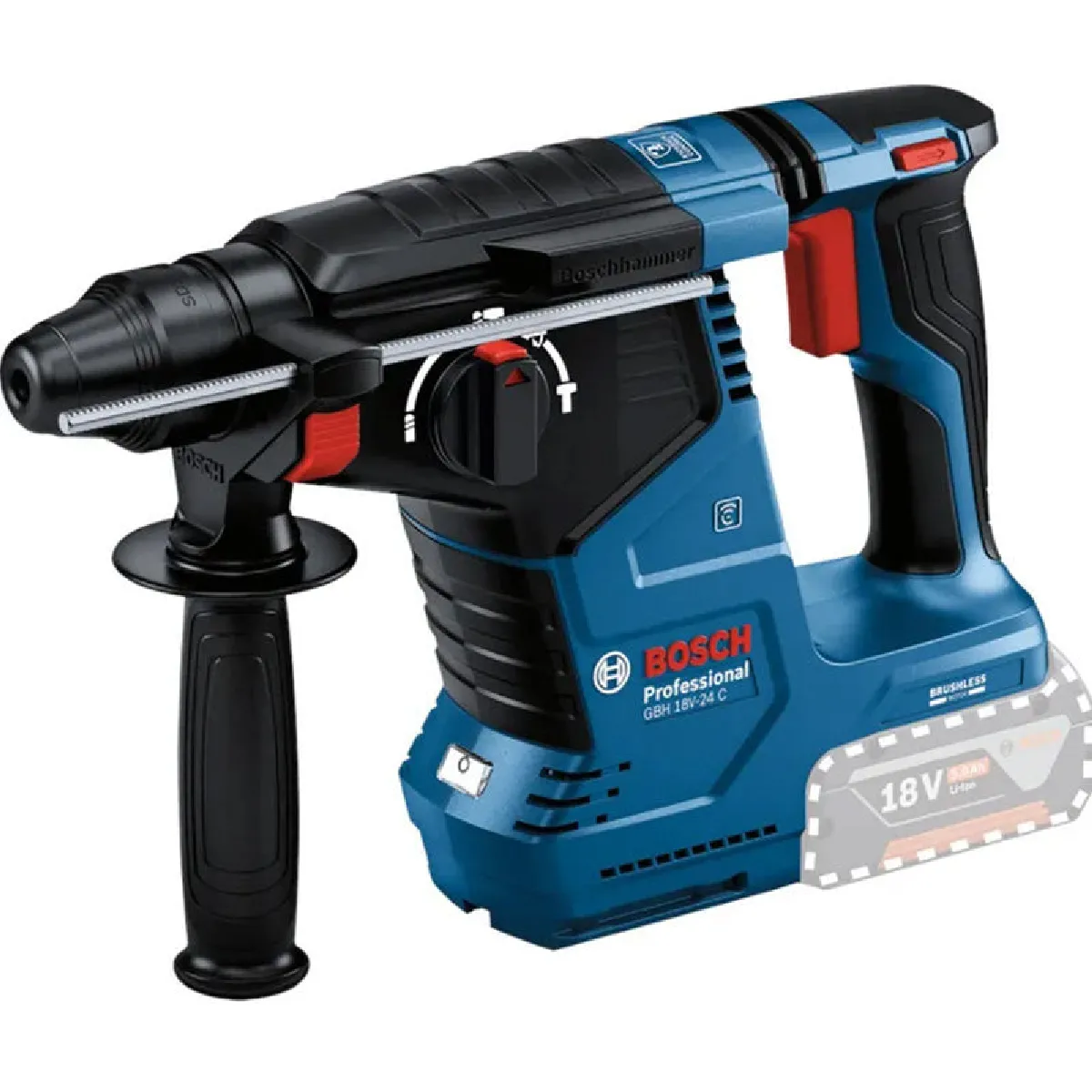 Bosch Perforateur Sans fil GBH 18V 24 C BOXX