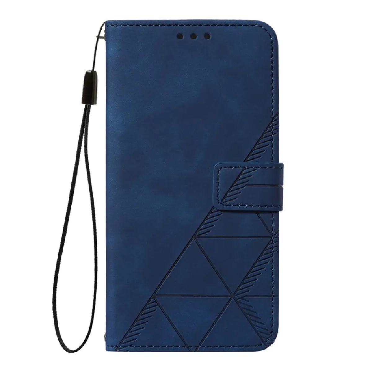 Générique Bleu Étui Portefeuille Porte-Cartes Apple Iphone 16