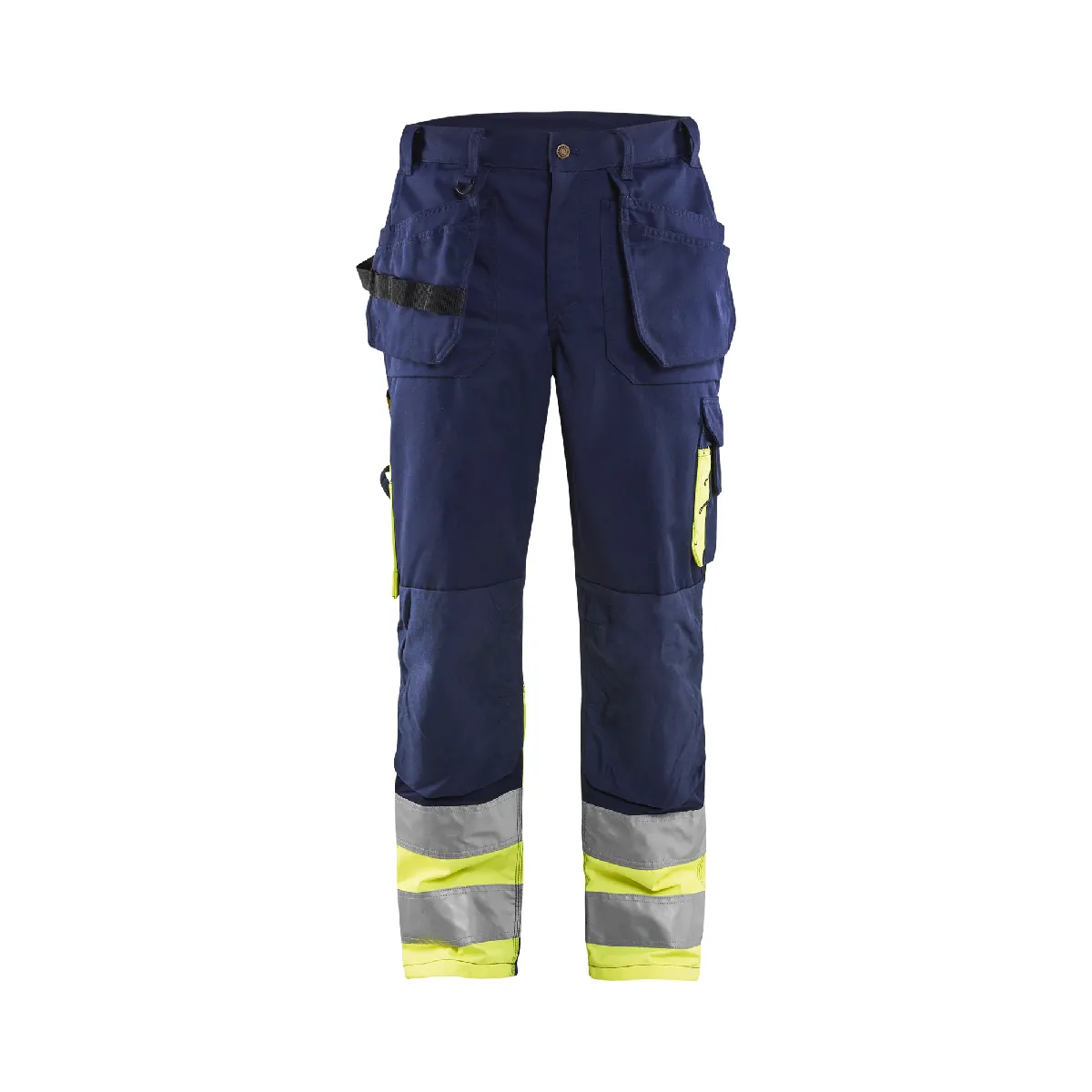 Blaklader Pantalon Artisan Haute-Visibilité 152918608933 - Marine/Jaune Fluo