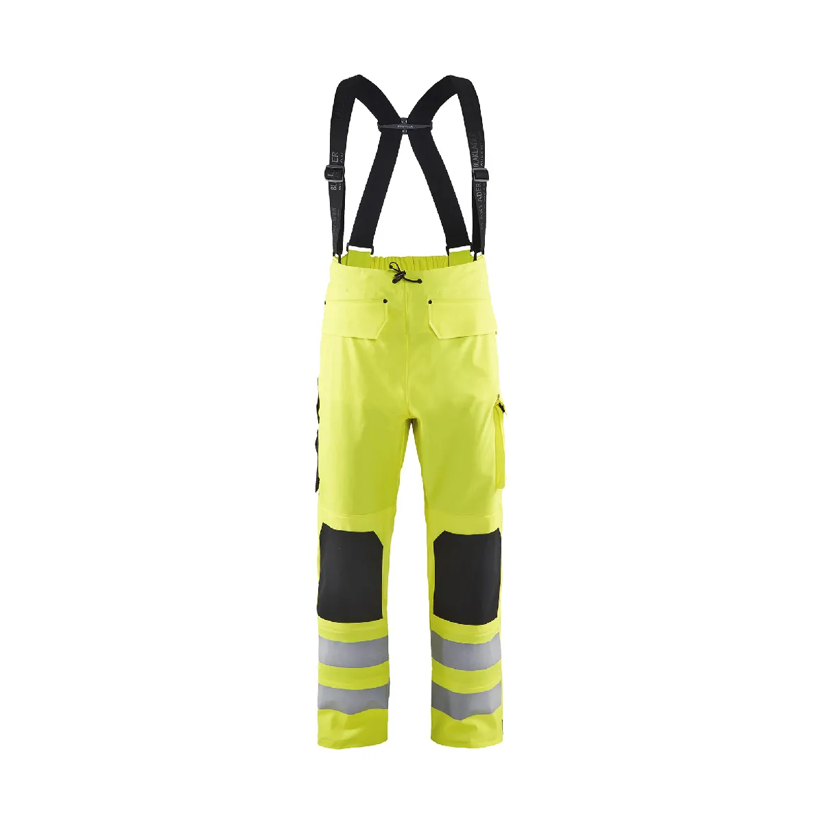 Blaklader Pantalon de Pluie HV Niveau 2 130220033300 Jaune fluo