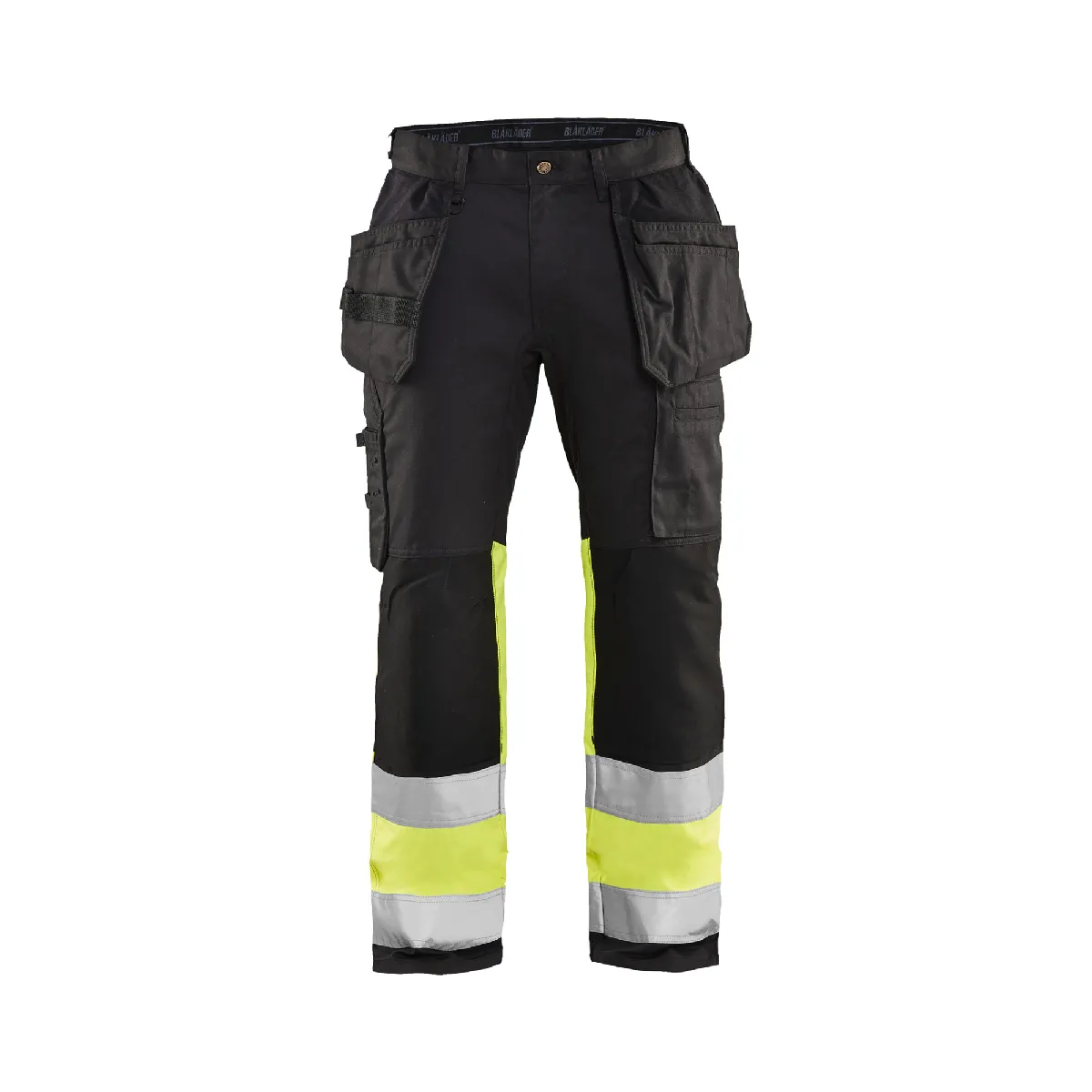Blaklader 155818119933 Pantalon artisan haute visibilité +stretch Jaune fluo - vue 2