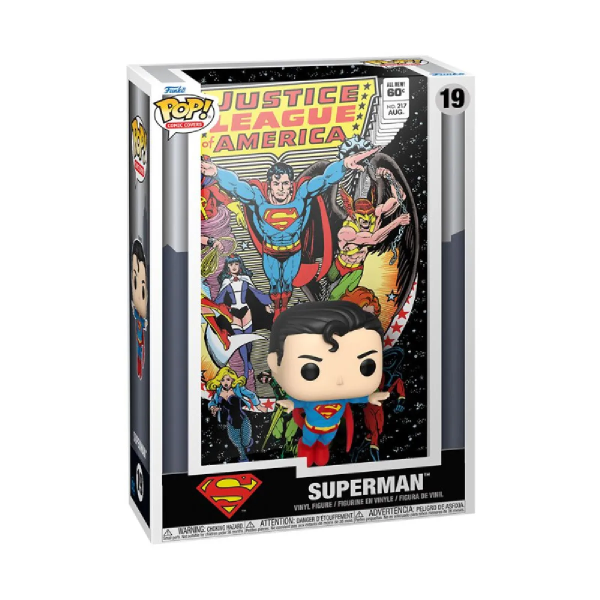 Figurine Funko Pop Comic Cover DC Justice League Superman