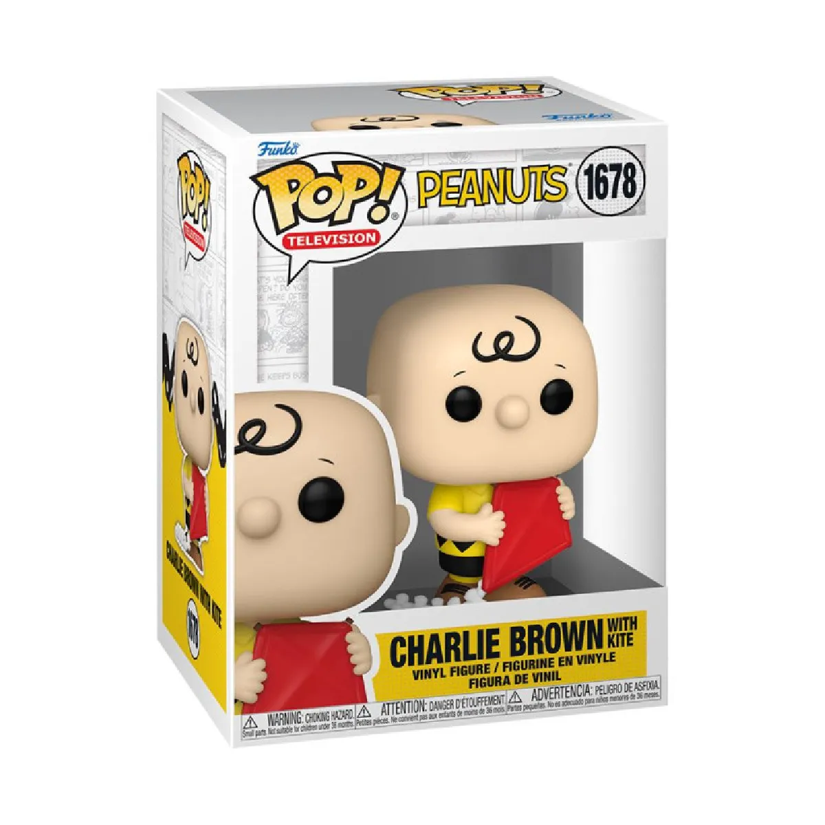 Funko Pop Animation Peanuts S7 Charlie with Kite